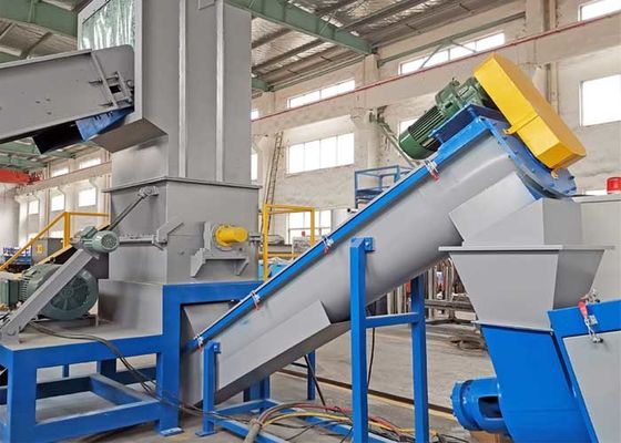 LDPE Tarım Filmi Atık Plastik Yıkama Geri Dönüşüm Makinası 2000kg / H