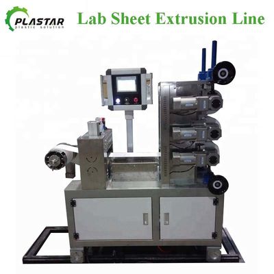 Plastik PE EVA PET PVC Laboratuvar Plastik Levha Ekstrüzyon Makinesi
