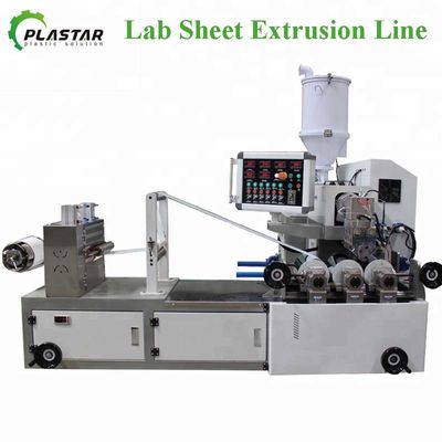 200mm Laboratuvar Makineleri PP PE EVA PET Plastik Levha Ekstrüzyon Hattı